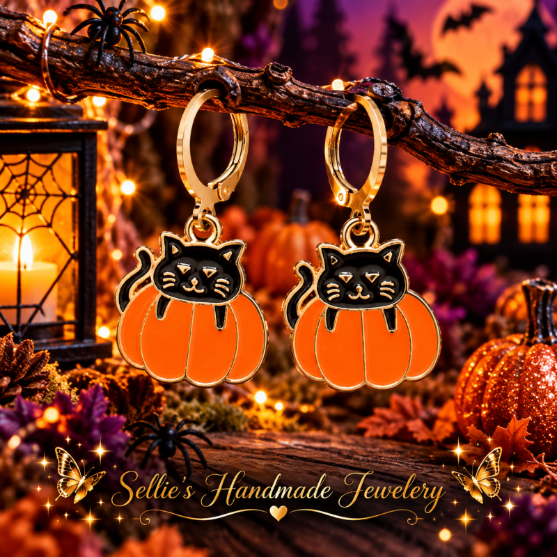 Magische halloween oorbellen