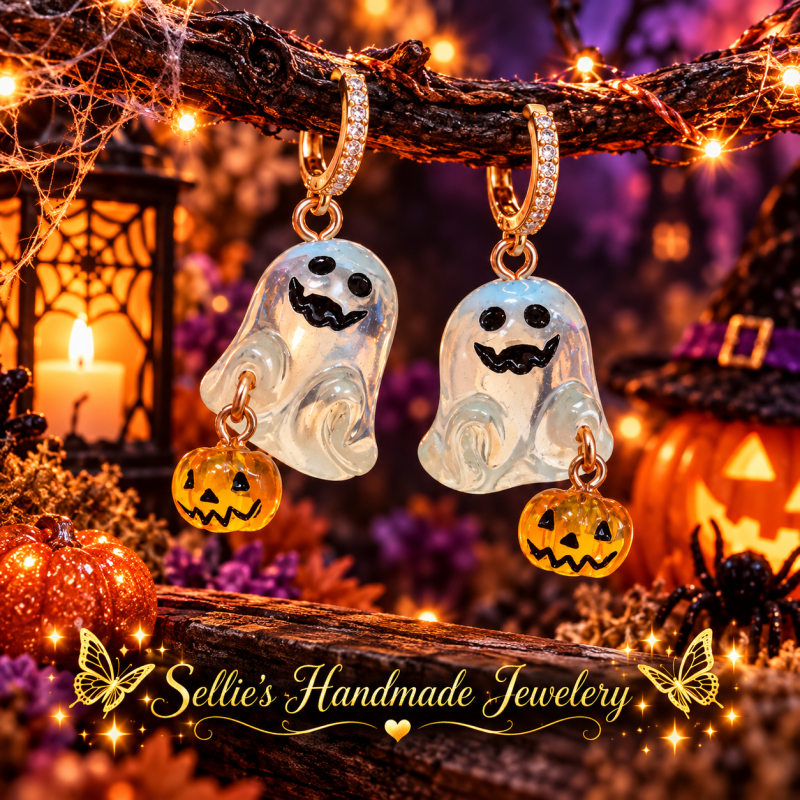Magische halloween oorbellen