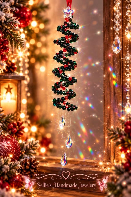 Magische sparkle christmas spiraal catcher