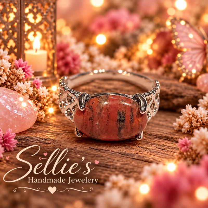 Magische rhodoniet ring