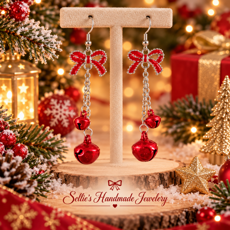 Magische kerstboom oorbellen